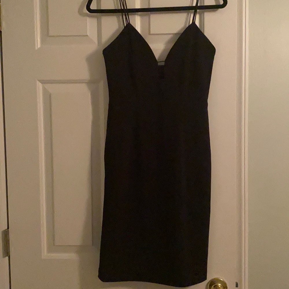 Black cocktail dress